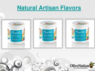 Natural Artisan Flavors