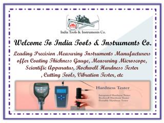 Rockwell Hardness Tester Manufacturers