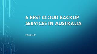 Best Cloud Backup Services in Australia