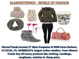 Glamor Trends 27 West Anapamu St #398 Santa Barbara, CA 93101, Ph. 8448865374