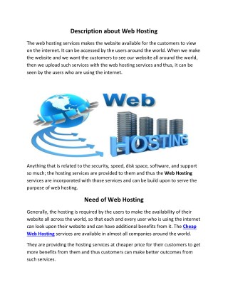 Cheap Web Hosting