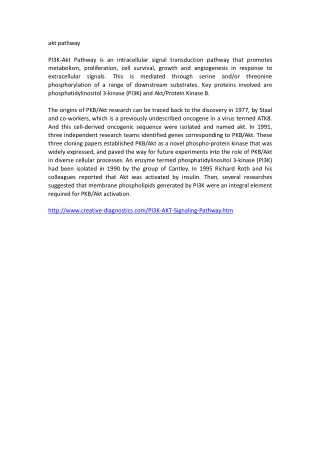 akt pathway