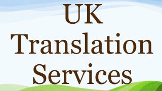 UK Translation Services