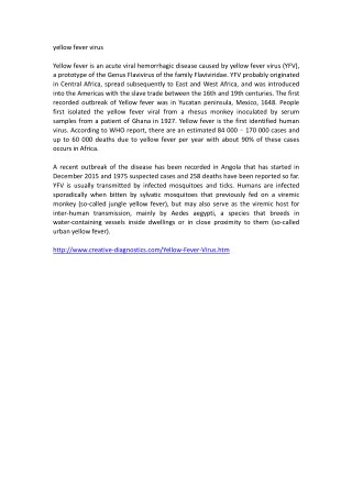 yellow fever virus