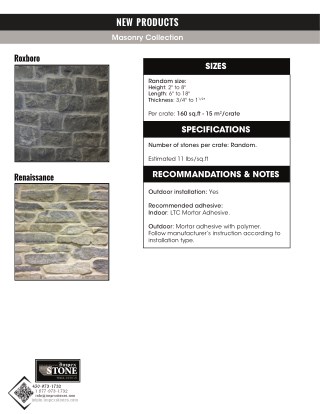 Make Your Home Beautiful with Natural Stone Masonry Collection!