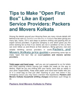 Tips to Make