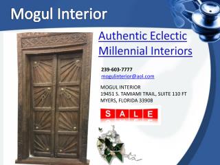 Authentic eclectic millennial interiors door