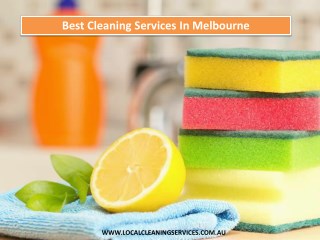 Best Cleaning Services In Melbourne