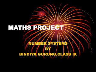 MATHS PROJECT