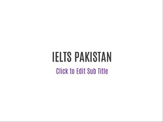 IELTS in Pakistan | Best IELTS Trainer In Pakistan
