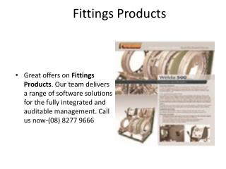 Fittings Products