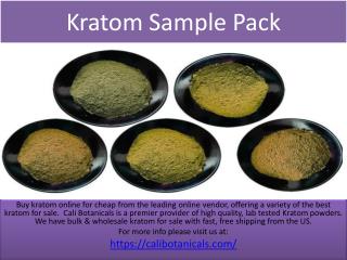 Kratom Sample Pack