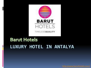 luxury hotel in Antalya - hotels in turkey