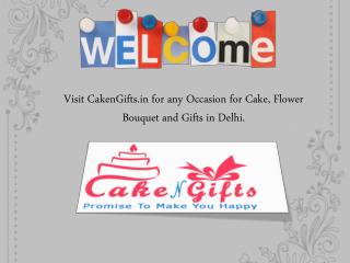 Order online occasional flavour cake delivery in Tilak nagar delhi from CakenGifts.in