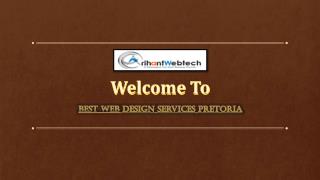 Get Web Design Services Pretoria