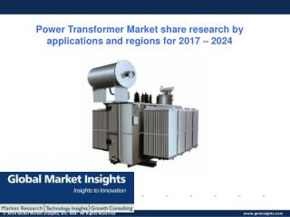 Power Transformer Market share research by applications and regions for 2017 – 2024