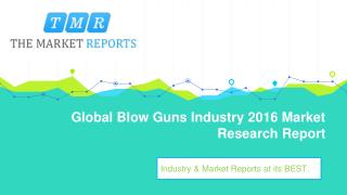 Global Blow Guns Market Forecasts (2017-2021) with Industry Chain Structure, Competitive Landscape, New Projects and Inv