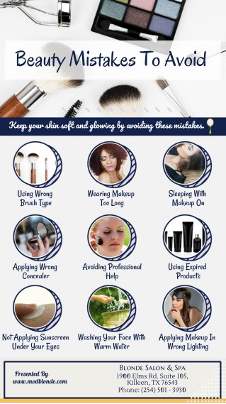 Beauty Mistakes To Avoid