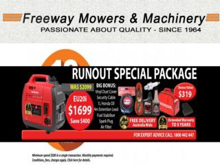 Best freeway mowers at hoppers crossing