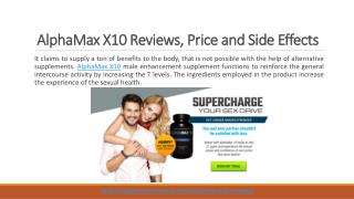 Where to buy AlphaMax X10 and Price
