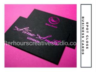 450 gsm Spot Gloss Business Cards