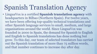 Spanish Translation Agency