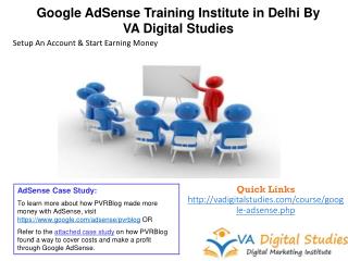 Google Adsense Online Classes Janakpuri