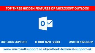 Top Three Hidden Features Of Microsoft Outlook