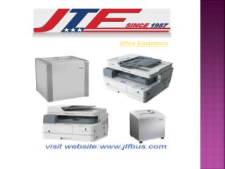 JTF Business System's Office Equipment