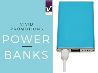 Aluminium Power Banks at Vivid Promotions Australia