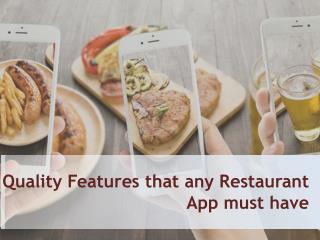 What it takes to develop a restaurant app?