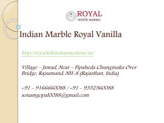 Indian Marble Royal Vanilla