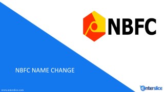 Procedure for Change of Name of NBFC Company