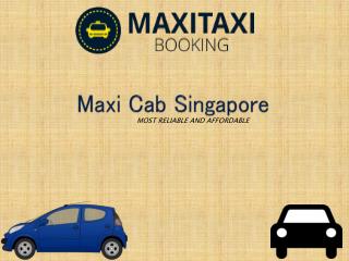 Maxi Cab Singapore