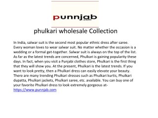 phulkari dupatta | Buy phulkari Saree Online| punnjab.com
