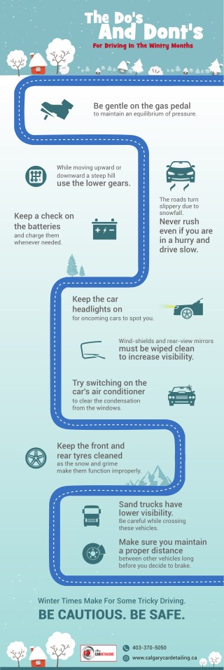 The Do's And Dont's For Driving In The Wintry Months