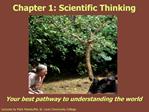 Chapter 1: Scientific Thinking