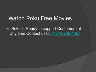 watch Roku Free Movies