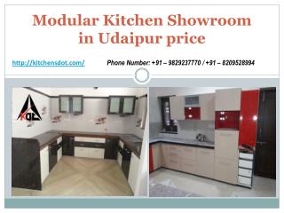 Modular Kitchen Showroom in Udaipur price