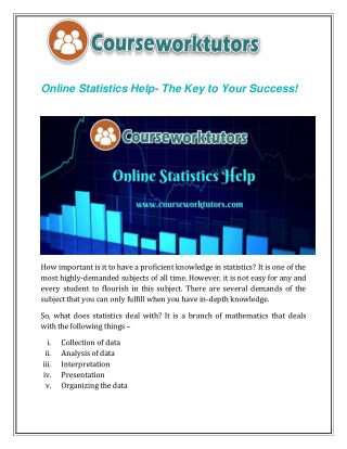 Online Statistics Help