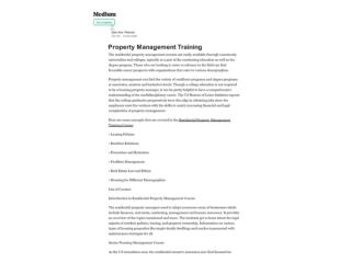 property management programs