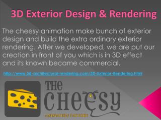 3D Exterior Design & Rendering