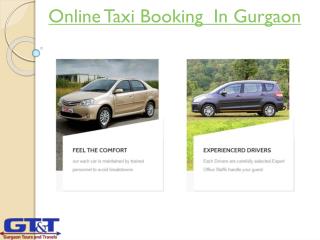 Online Taxi Booking In Gurgaon