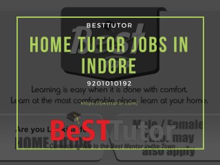 Home Tutor jobs in Indore