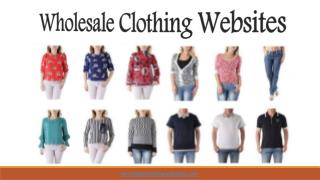 Wholesale Clothing Websites