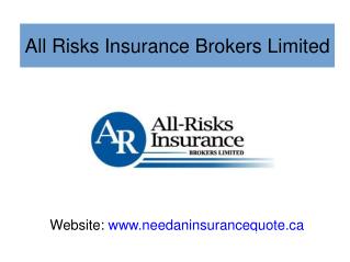 Get High Risk Auto Insurance Policy from All Risks Insurance