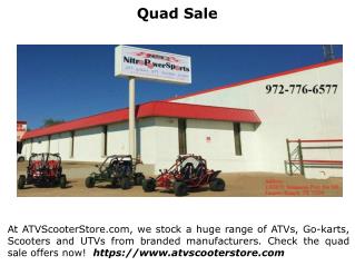 Sale ATV