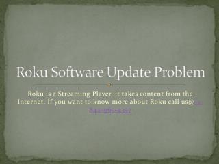 Roku Software Update Failed