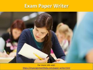 Exam Paper Writer