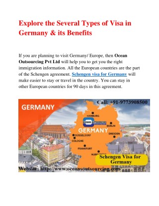 Schengen visa for Germany